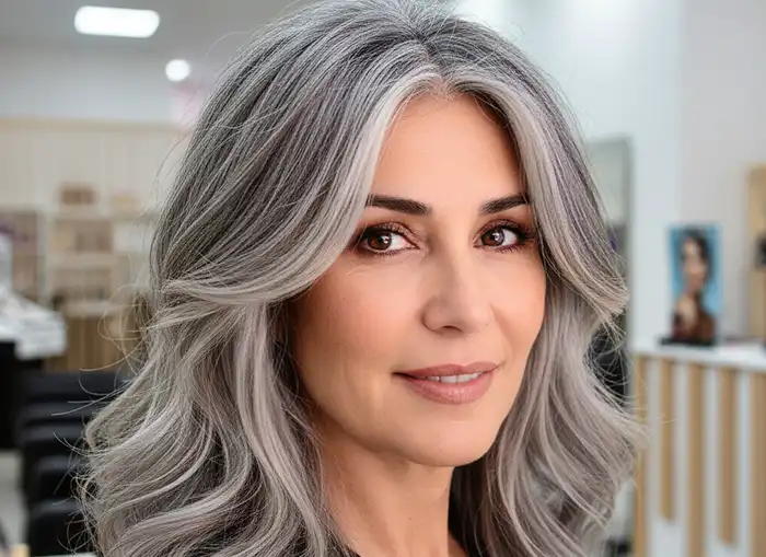Interior del salón de peluquería y estética Muchachita en Almería